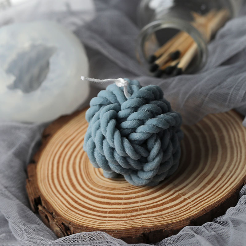 Candle Making Party - 3D Wool Shape Candle Mold Scented