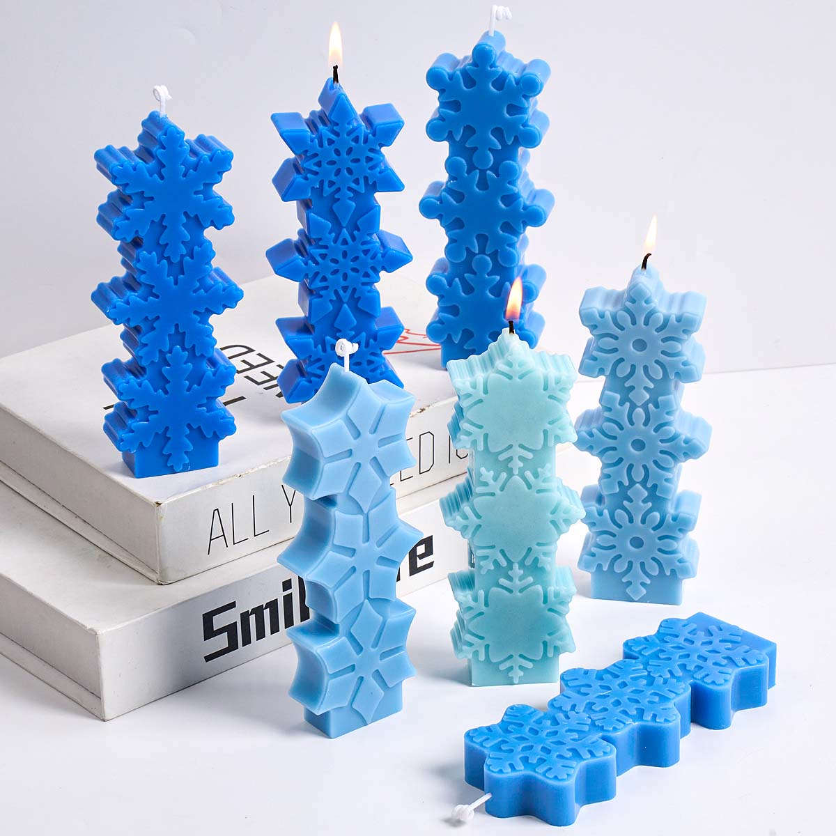 Candle Making Party - Christmas Snowflake Candle Mold DIY Aromath