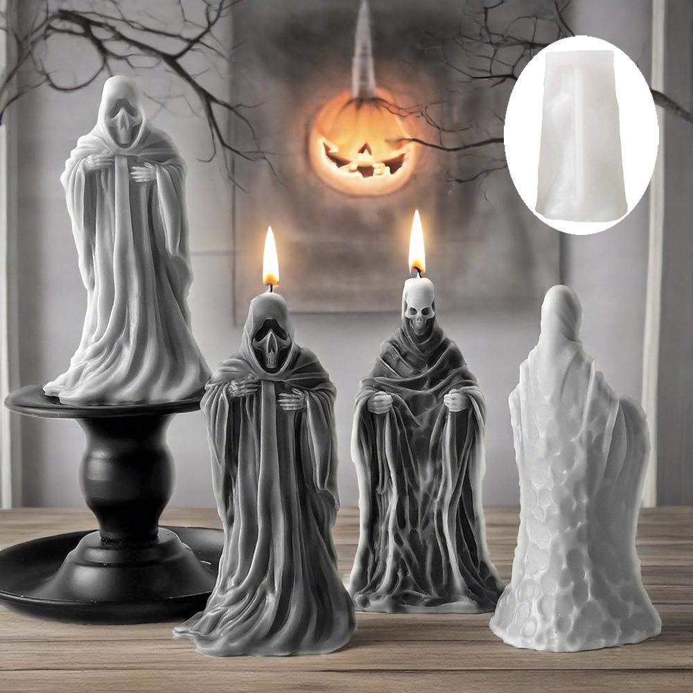 Candle Making Classes - 3D Skeleton Scent Candle Silicone Mold