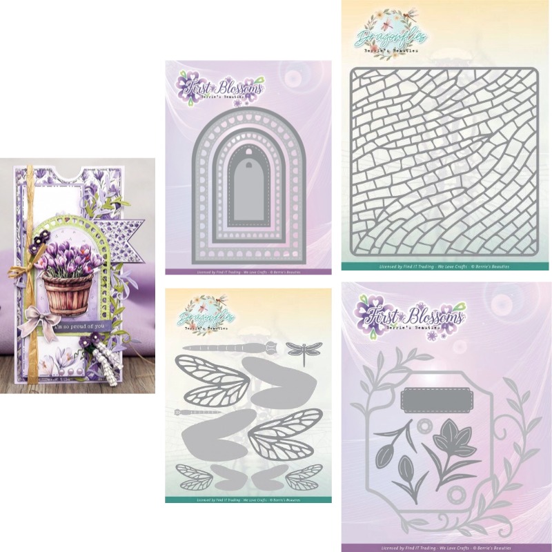 Candle Making Vinings - Floral Vine First Blossoms metal die