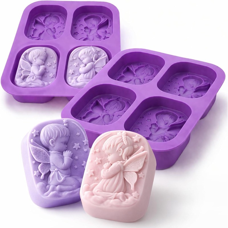 Candle Making Classes - Angel Silicone Mold For Soap Making