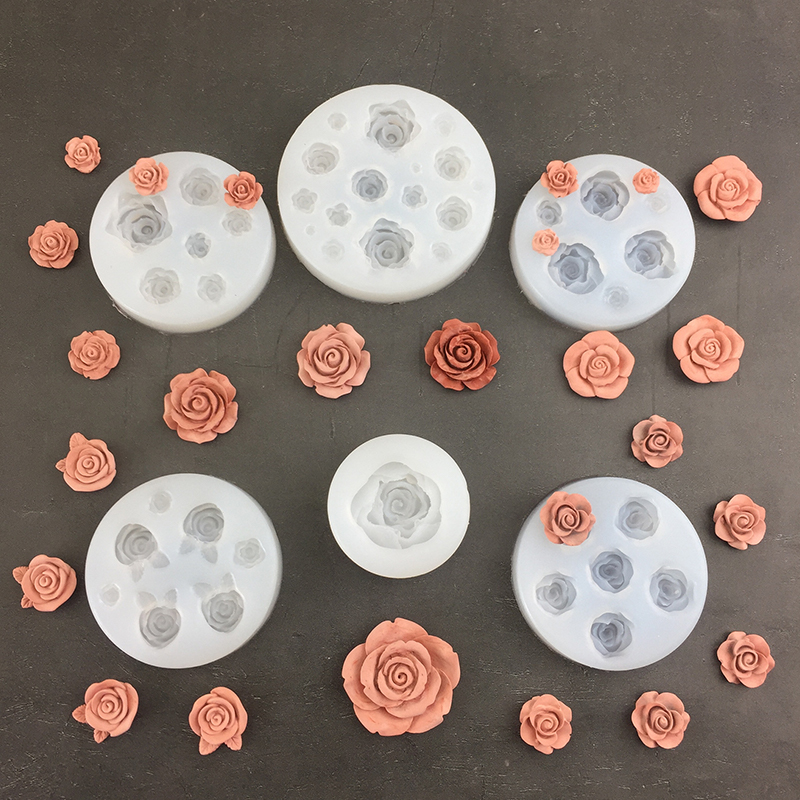 3D Rose Flower Shape Leaf Sili - Candle Making Ideas ulasan dan harga