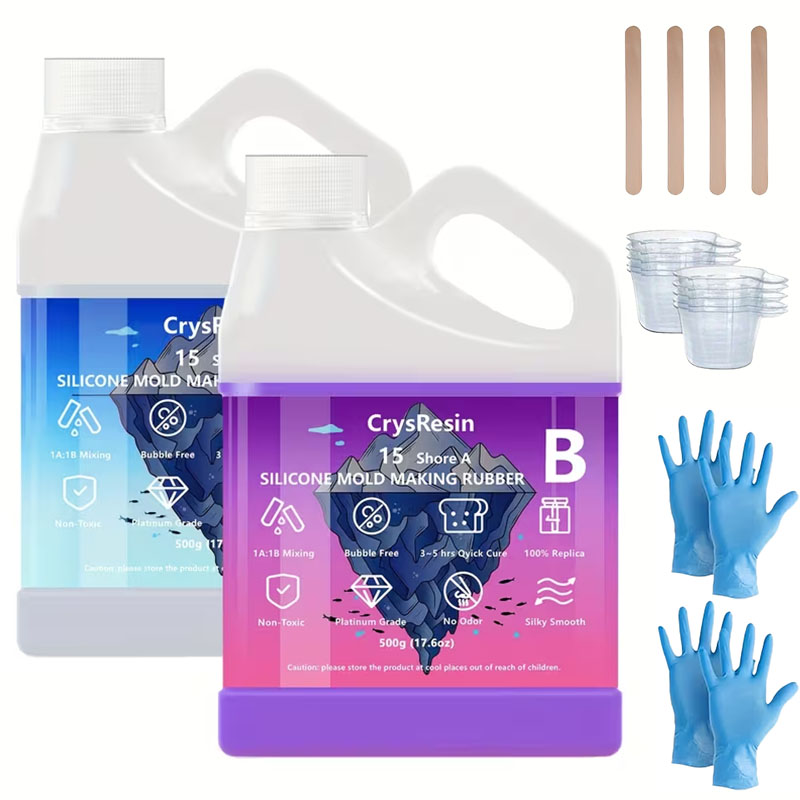 500ml 2 Bottles Liquid Silicon - Candle Making Diy ulasan dan harga