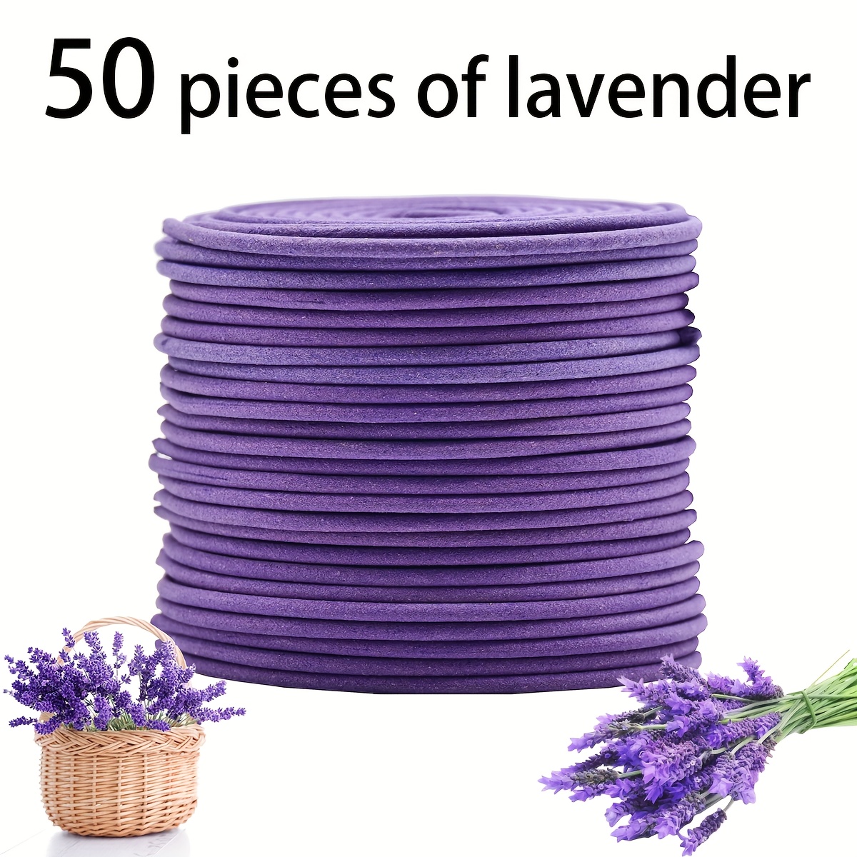 50 Lavender Scented Spiral Can - Uv Inhibitor Candle ulasan dan harga