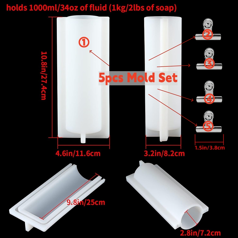 Big Cylinder Tube Soap Mold wi - Candle Making Classes ulasan dan harga