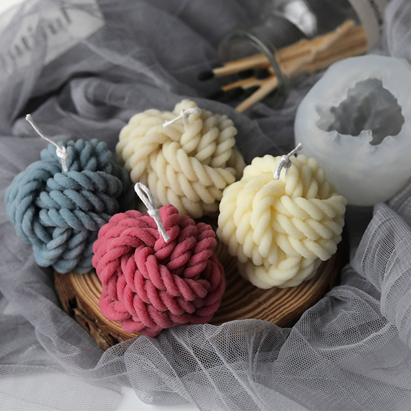 3D Wool Shape Candle Mold Scen - Candle Making Party ulasan dan harga