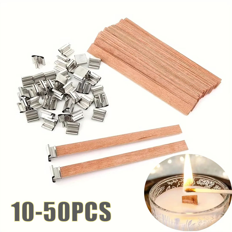 1-5Bags Crackling Wooden Candl - Wood Wick Crackle ulasan dan harga