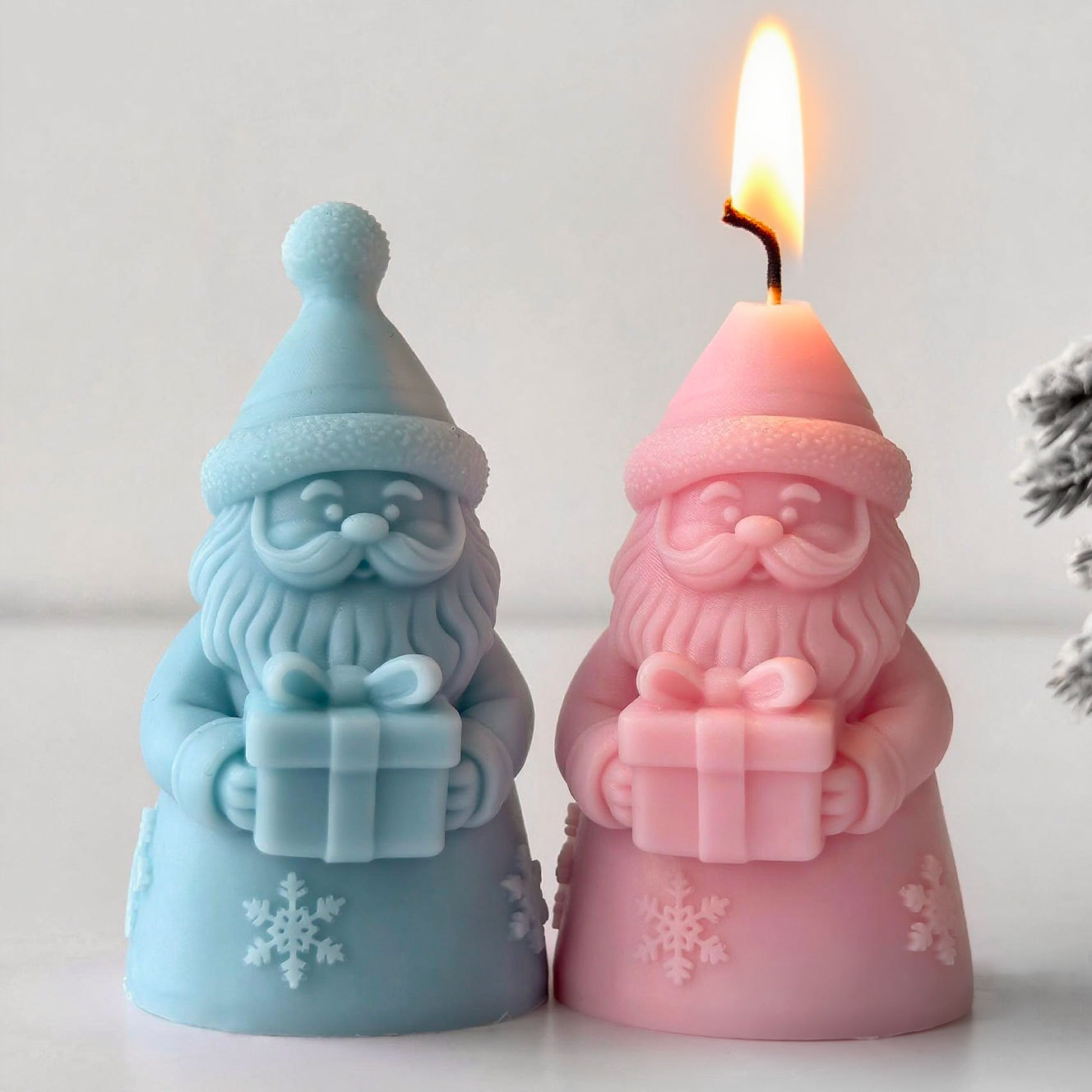 Santa Claus Gift Box Silicone  - Candle Making Classes ulasan dan harga