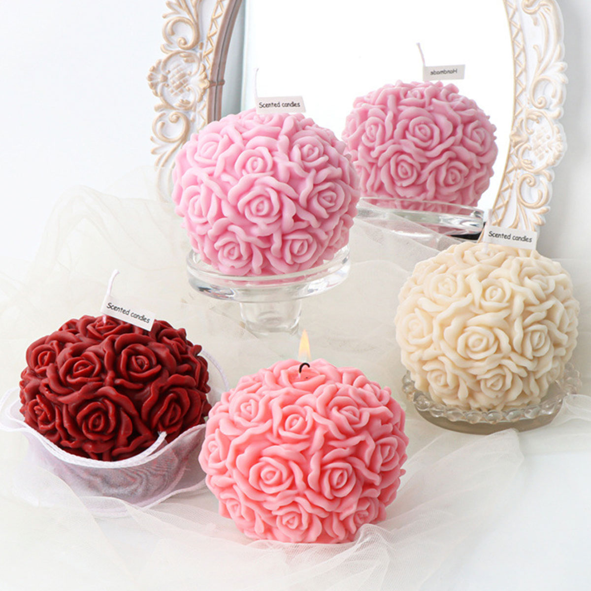 Multi Size Flower Series Candl - Candle Making Party ulasan dan harga