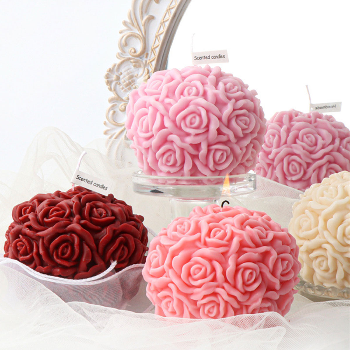 Multi Size Flower Series Candl - Candle Making Party ulasan dan harga