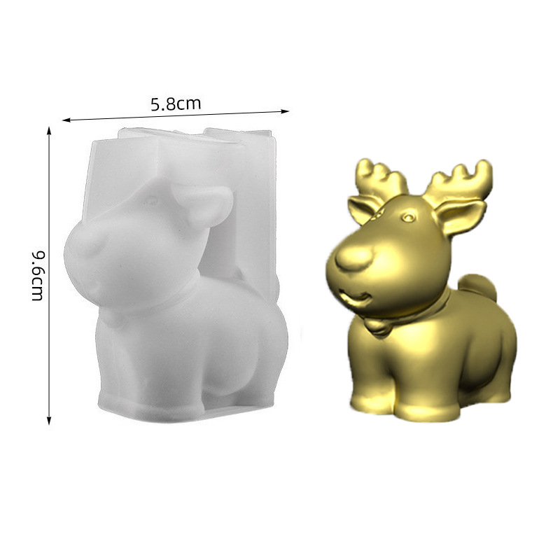 1pc Deer Silicone Mold Reusabl - Candle Making Party ulasan dan harga