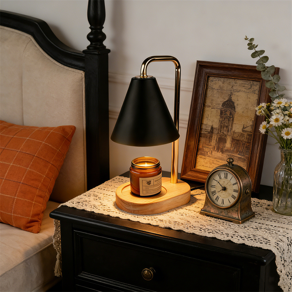Black Candle Warmer Lamp with  - Candle Making Wax Melter ulasan dan harga
