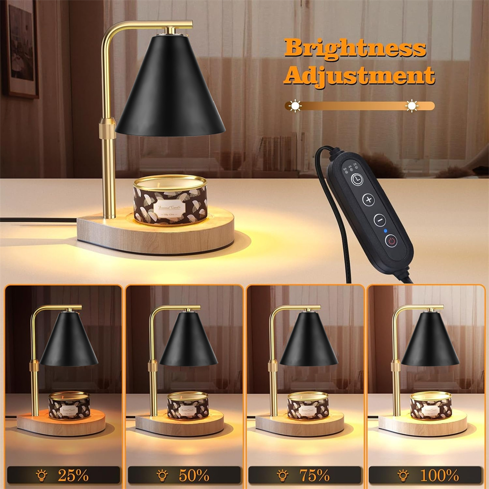 Black Candle Warmer Lamp with  - Candle Making Wax Melter ulasan dan harga