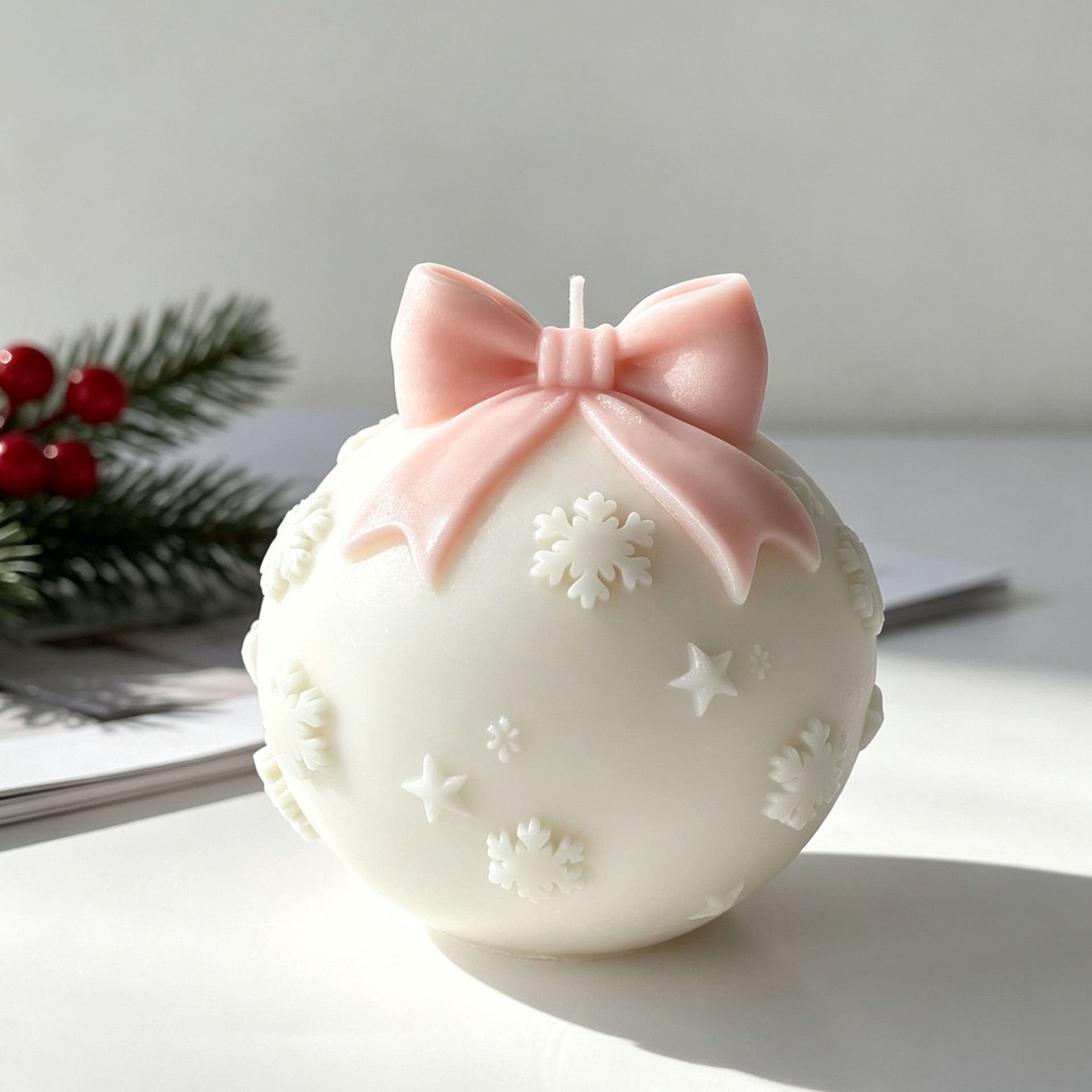 DIY Bow Tie Christmas Ball Sil - Candle Making Party ulasan dan harga
