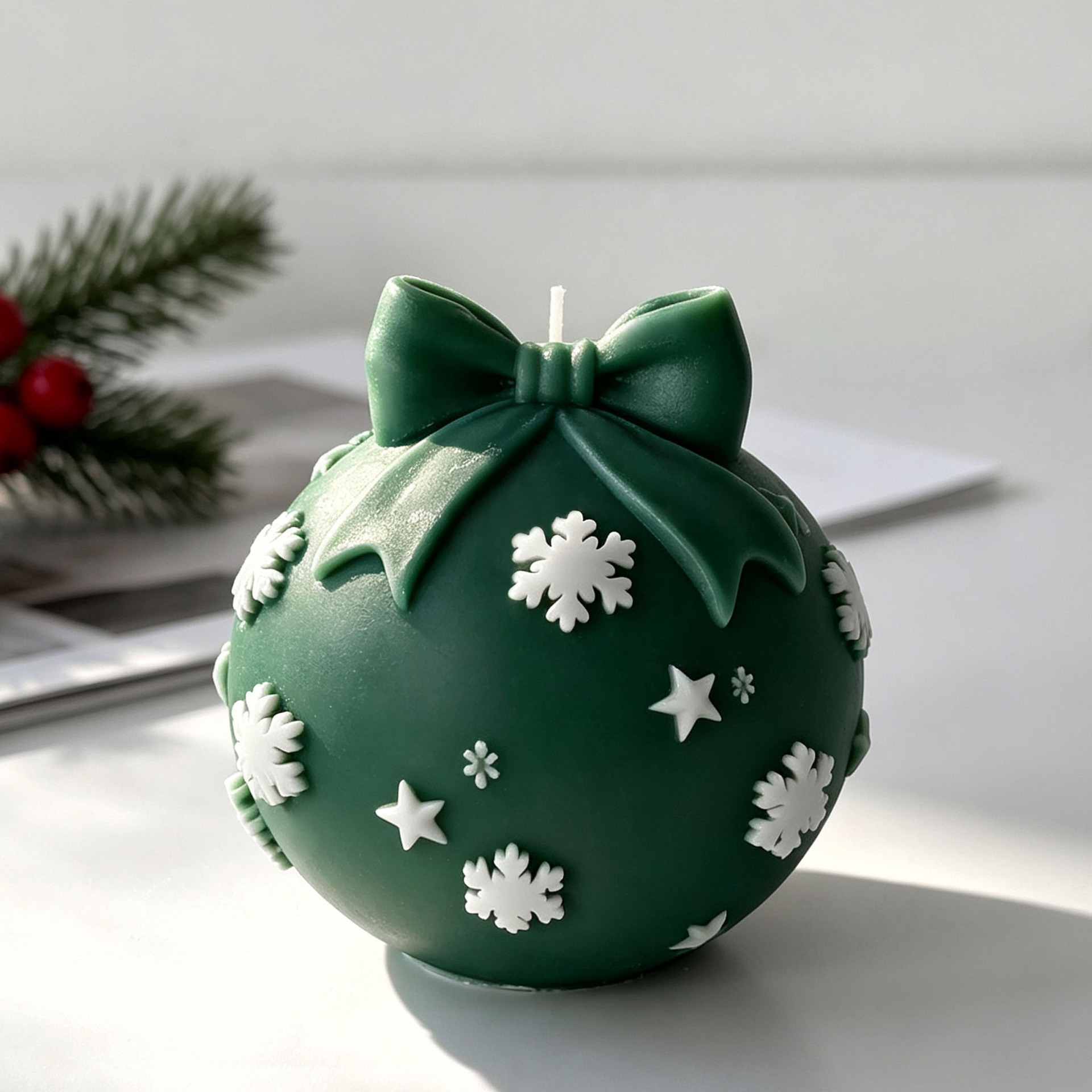 DIY Bow Tie Christmas Ball Sil - Candle Making Party ulasan dan harga