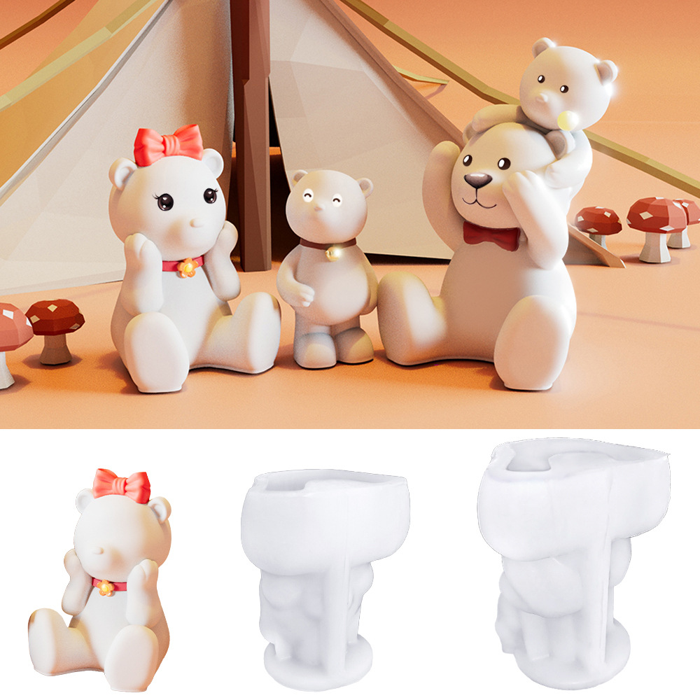 DIY Handmade 3D Bear Candle Si - Candle Making Diy ulasan dan harga