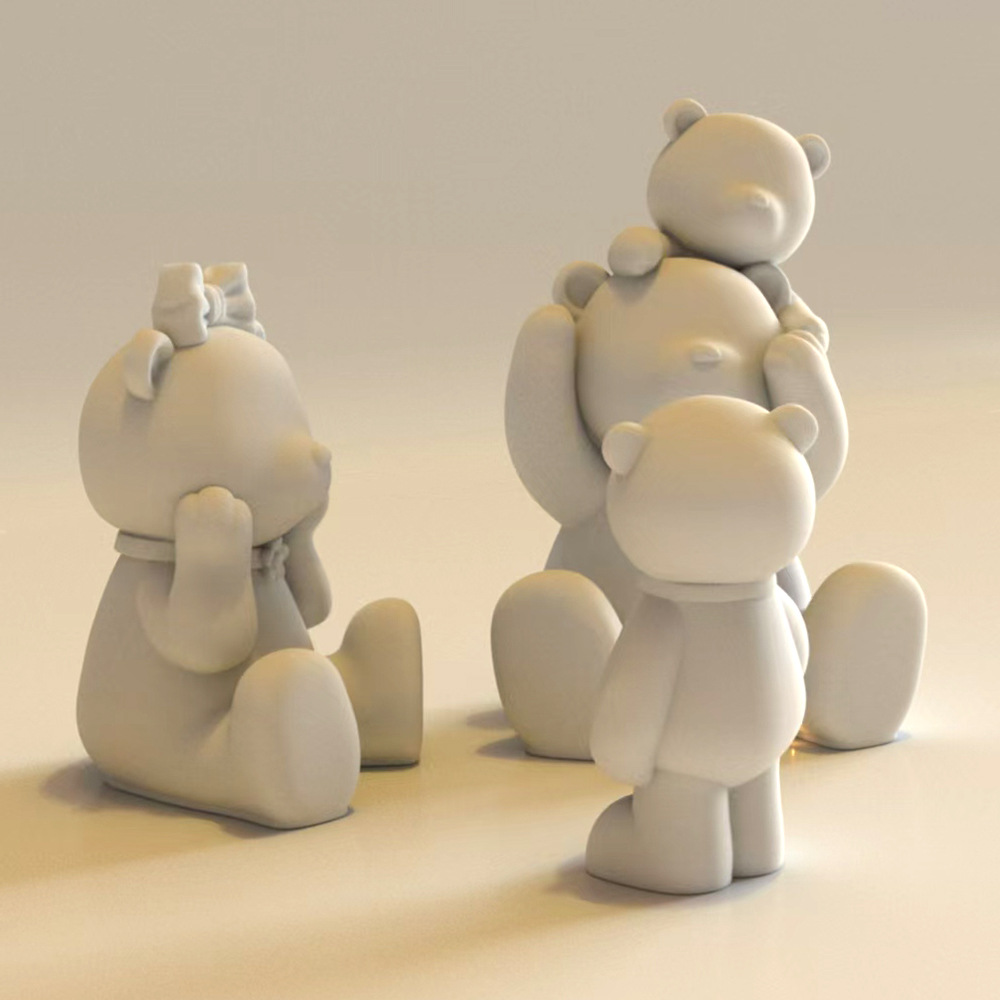 DIY Handmade 3D Bear Candle Si - Candle Making Diy ulasan dan harga