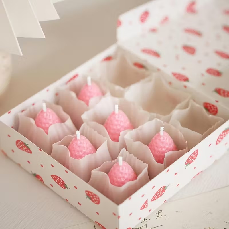 Strawberry Silicone Candle Mol - Candle Making Classes ulasan dan harga