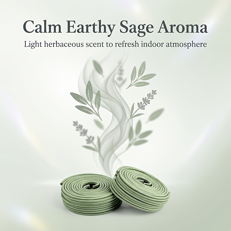 White sage scented spiral ince - Uv Inhibitor Candle ulasan dan harga