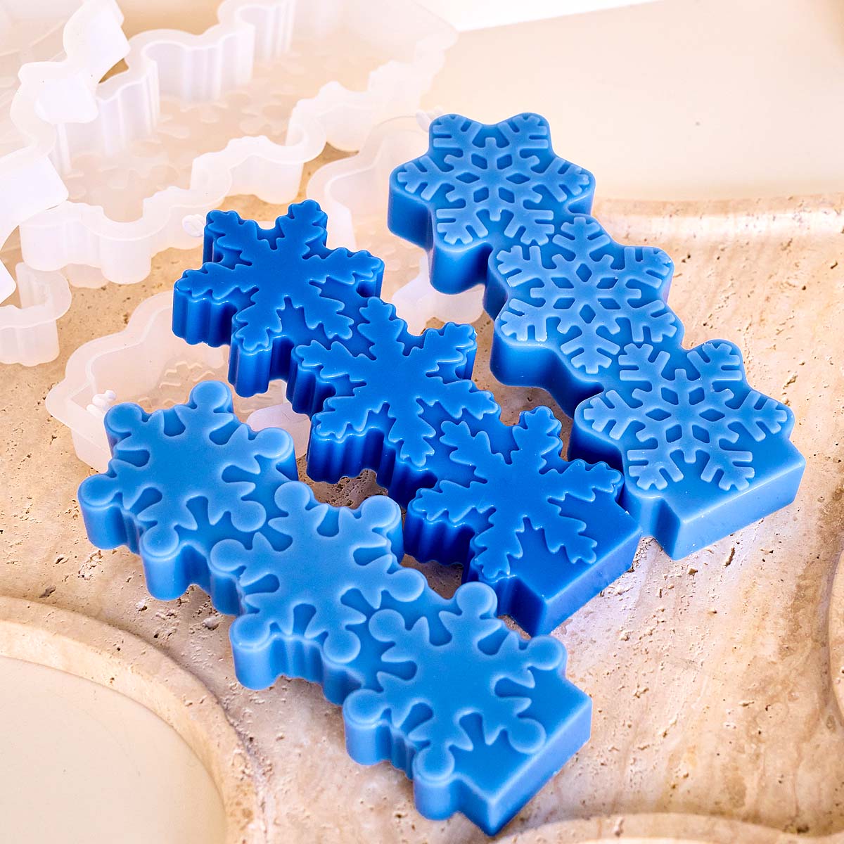 Christmas Snowflake Candle Mol - Candle Making Party ulasan dan harga