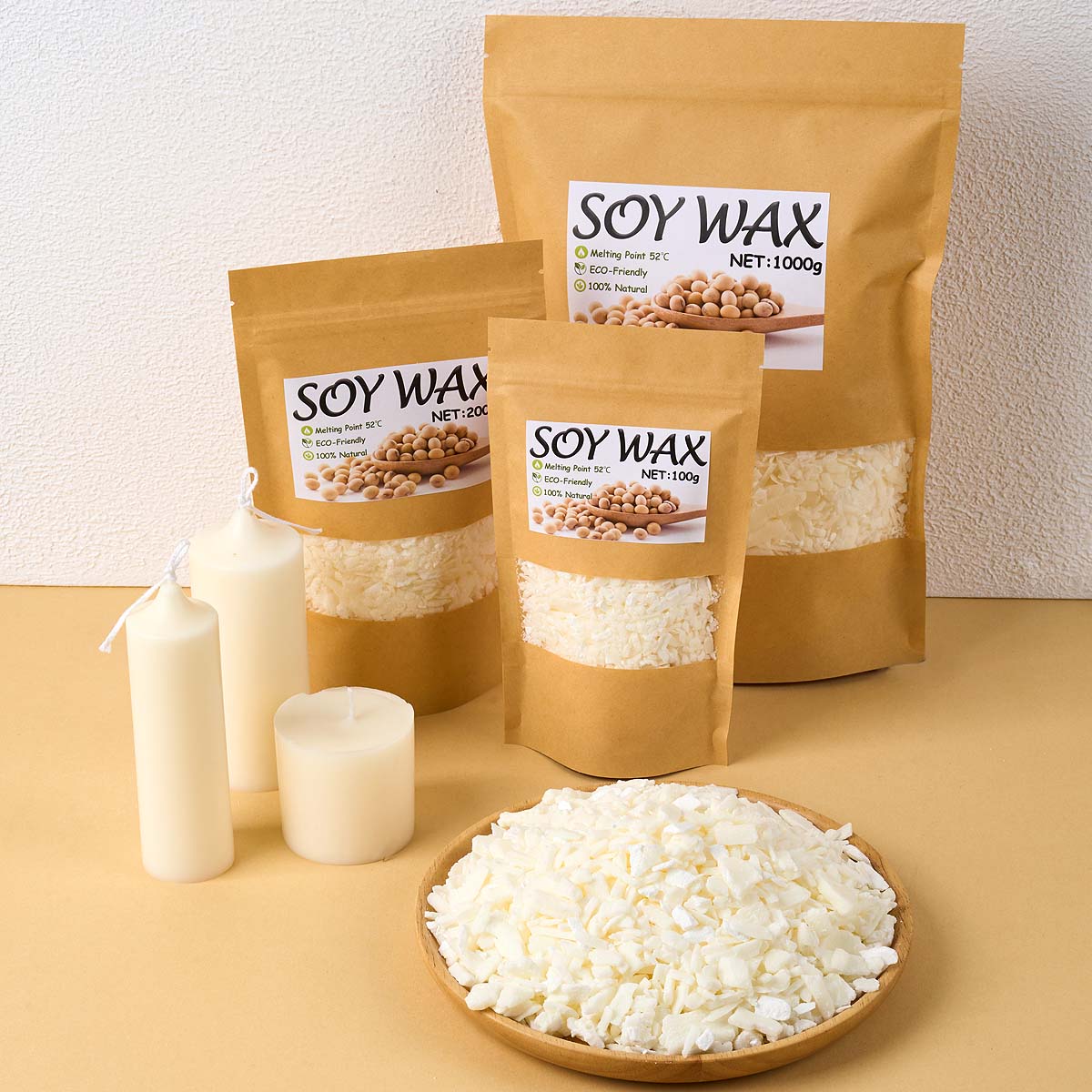 1 Pounds Pure White Soy Wax Fo - Candle Making Classes ulasan dan harga