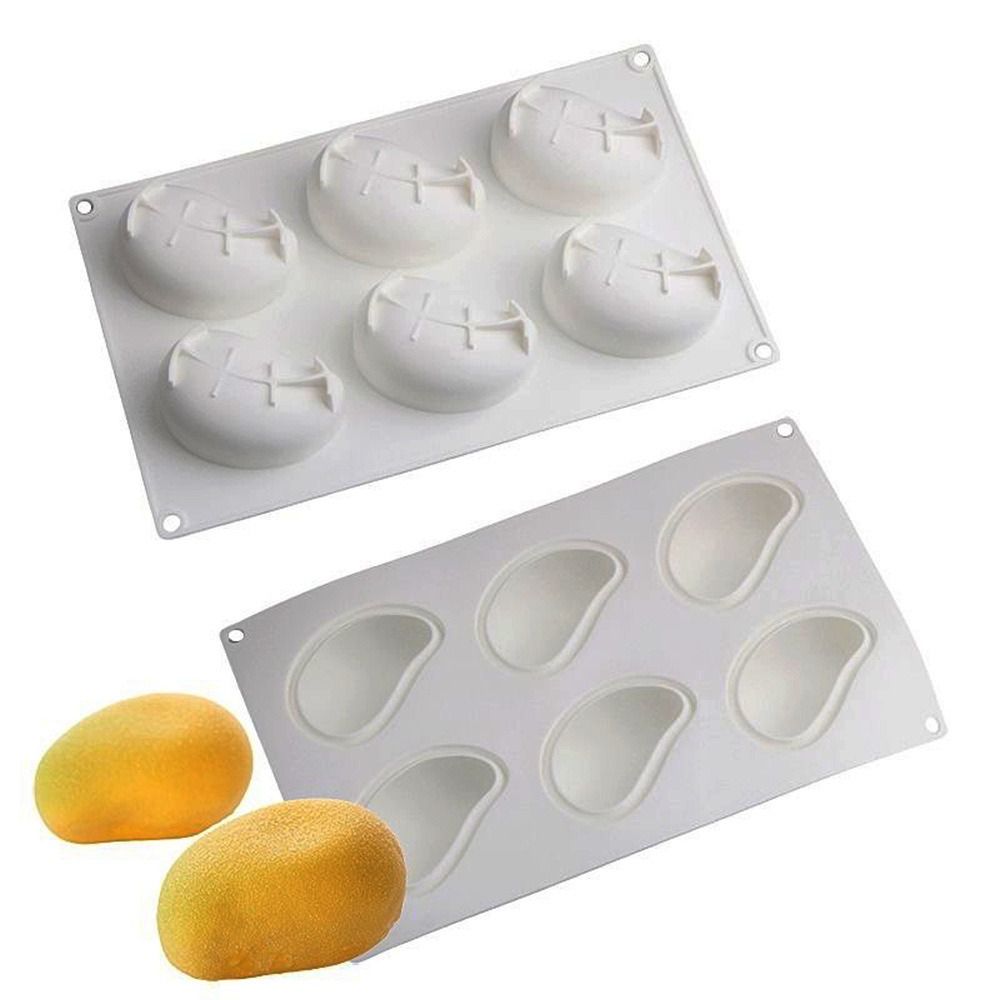 6 Cavity Mango Shaped Cake Mol - Candle Making Classes ulasan dan harga