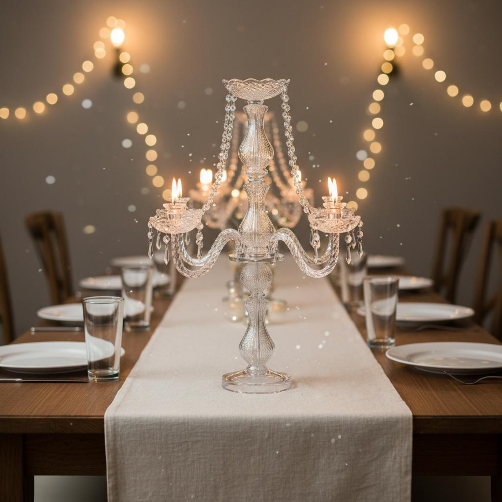 Crystal Candelabra Elegant Wed - Candle Making Diy ulasan dan harga