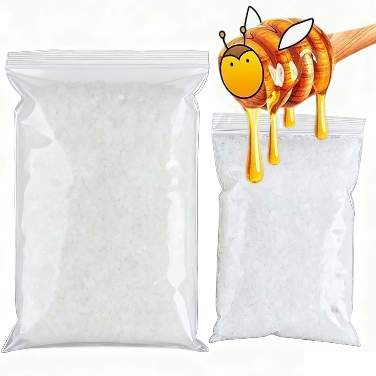 200g-1000g White Beeswax Pure  - Candle Making Ideas ulasan dan harga