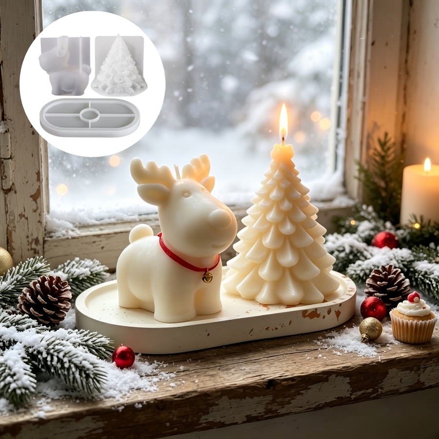 Clay Silicone Mold 3pcs Set: C - Candle Making Party ulasan dan harga