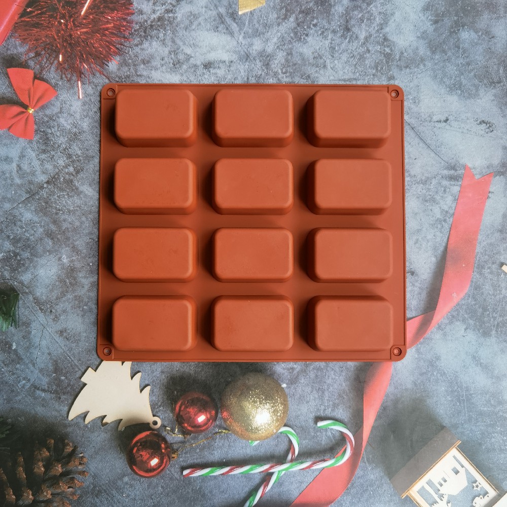 12 Cavity Square Silicone Soap - Candle Making Classes ulasan dan harga