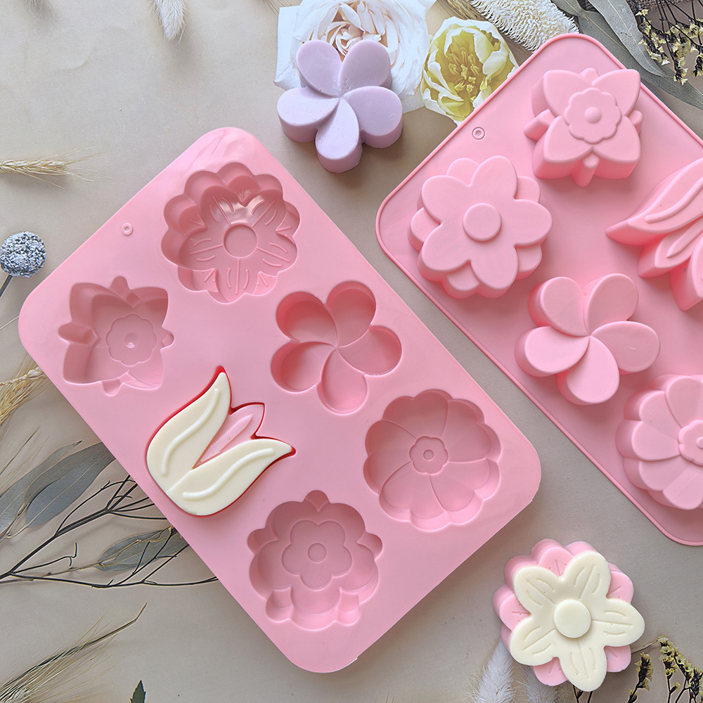 kinds Flower Silicone Molds Di - Candle Making Classes ulasan dan harga