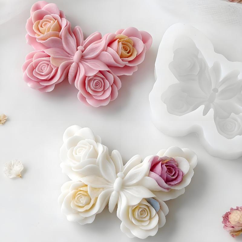 DIY Rose Butterfly Form Silico - Candle Making Diy ulasan dan harga