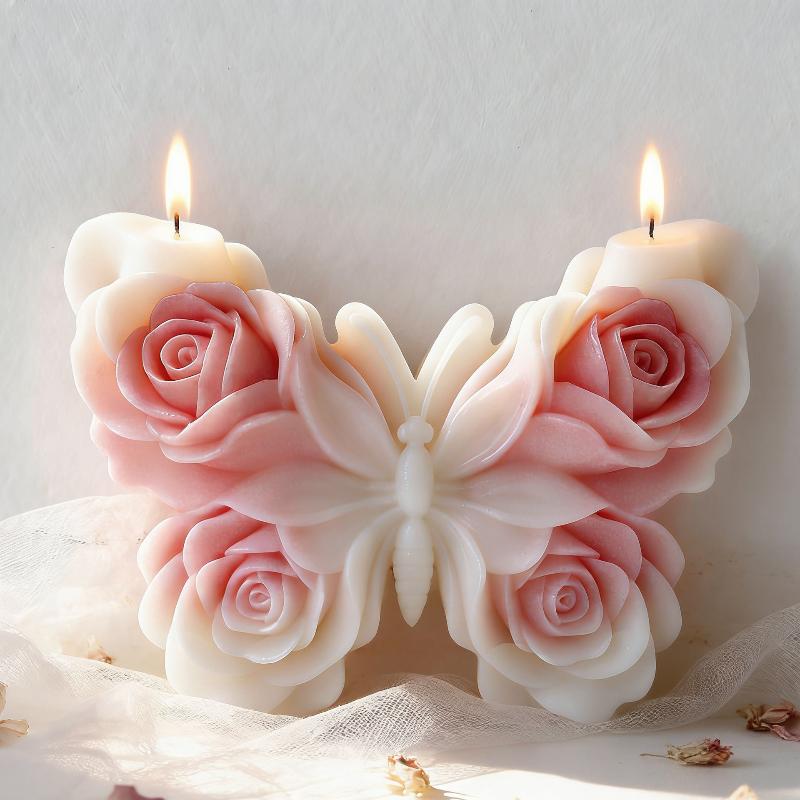 DIY Rose Butterfly Form Silico - Candle Making Diy ulasan dan harga