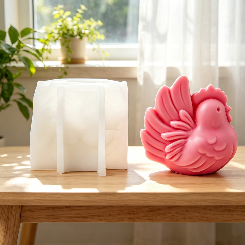 Cartoon Hen Silicone Candle Mo - Candle Making Wax Melter ulasan dan harga