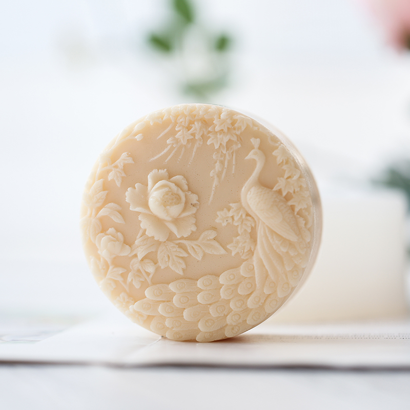 Peacock Flower Pattern Silicon - Candle Making Classes ulasan dan harga