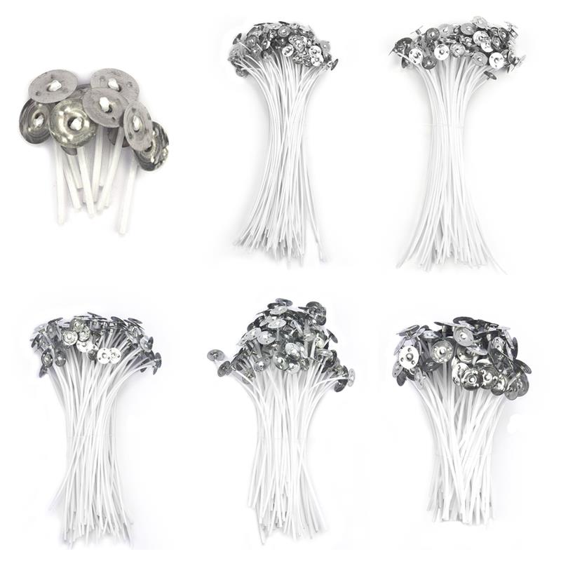 1-110pcs Smokeless Candle Wick - Cotton Wick Pre Tabbed ulasan dan harga