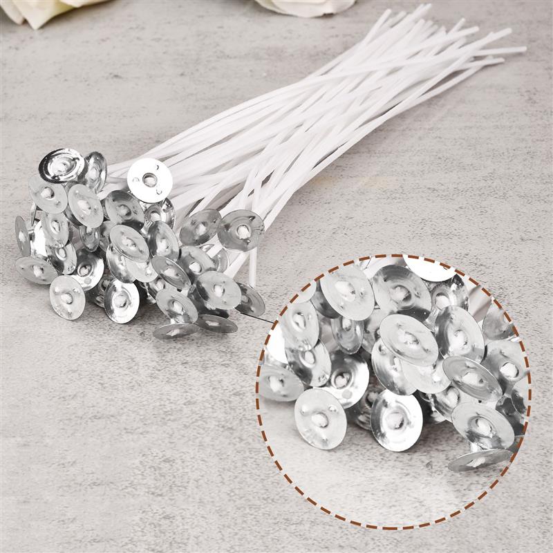 1-110pcs Smokeless Candle Wick - Cotton Wick Pre Tabbed ulasan dan harga