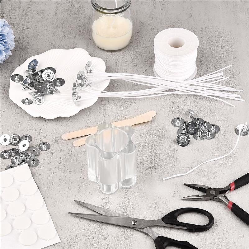 1-110pcs Smokeless Candle Wick - Cotton Wick Pre Tabbed ulasan dan harga